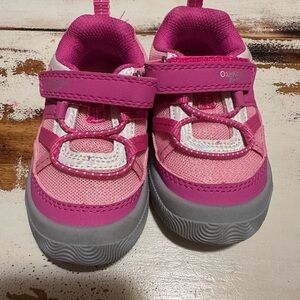 OshKosh B'gosh Pink and Gray Kids Sneakers